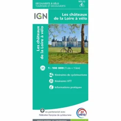 LES CHATEAUX DE LA LOIRE À VÉLO - DIE SCHLÖSSER DER LOIRE - Fahrradkarte^ Fahrradkarten|Fahrradkarten