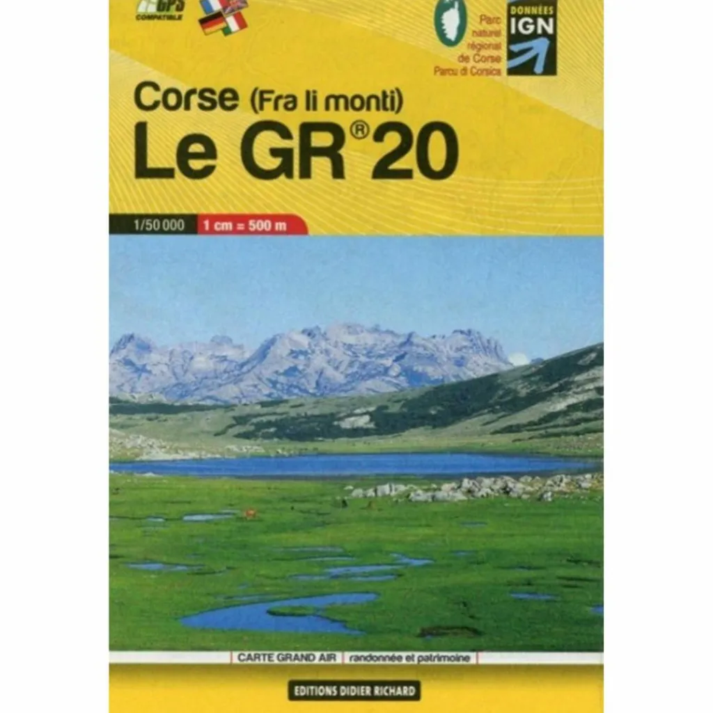 Wanderkarten Und Winterkarten|Wanderkarten Und Winterkarten*LIBRIS WANDERKARTE 20 CORSE 1 : 50 000