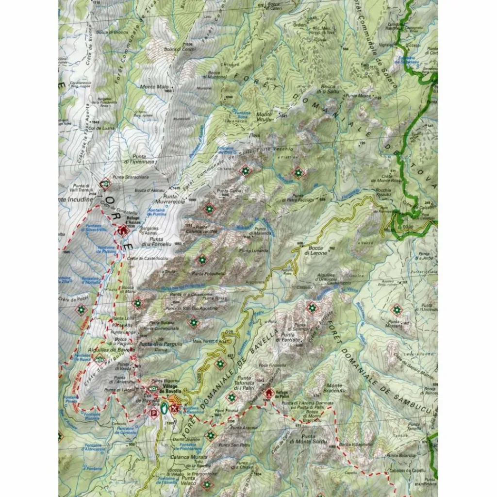 Wanderkarten Und Winterkarten|Wanderkarten Und Winterkarten*LIBRIS WANDERKARTE 20 CORSE 1 : 50 000