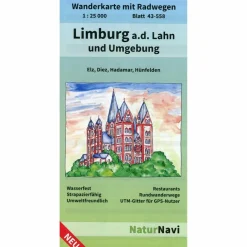 LIMBURG A.D. LAHN UND UMGEBUNG 1 : 25 000 - Wanderkarte^ Wanderkarten Und Winterkarten|Wanderkarten Und Winterkarten