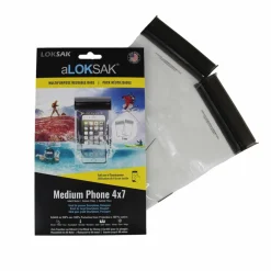 Loksak A MEDIUM PHONE 4X7 (10.8X18.1 CM)2 STÜCK. SMARTPHONE M - Handytasche^ Smartphone-Zubehör Und Elektronik-Zubehör|Wasserdicht Verpackt