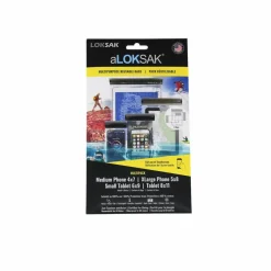 Loksak A PHONE & TABLET MULTIPACK 4 STÜCK (4X7, 5X8, 6X9, 8X1 - Wertsachenaufbewahrung^ Smartphone-Zubehör Und Elektronik-Zubehör|Wasserdicht Verpackt