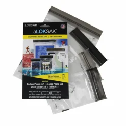 Loksak A PHONE & TABLET MULTIPACK 4 STÜCK (4X7, 5X8, 6X9, 8X1 - Wertsachenaufbewahrung^ Smartphone-Zubehör Und Elektronik-Zubehör|Wasserdicht Verpackt