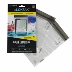 Loksak Smartphone-Zubehör Und Elektronik-Zubehör|Wasserdicht Verpackt*A SMALL TABLET 6X9 (14.6X22.5 CM)2 STÜCK - Wertsachenaufbewahrung