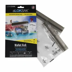 Loksak A 6X6 WALLET (15.9X13.3 CM) 2 STÜCK, BRIEFTASCHE - Wertsachenaufbewahrung^ Smartphone-Zubehör Und Elektronik-Zubehör|Wasserdicht Verpackt