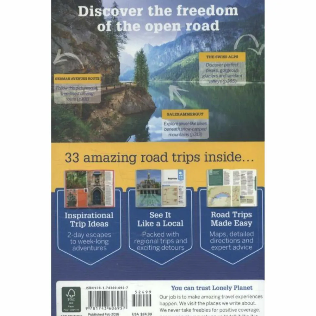 Reiseführer Mitteleuropa*LP ENGL. GERMANY, AUSTRIA & SWITZERLAND - Reiseführer