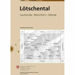 LÖTSCHENTAL 1 : 25 000 - Wanderkarte^ Wanderkarten Und Winterkarten|Wanderkarten Und Winterkarten