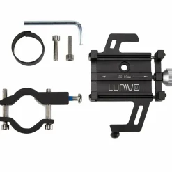 Lunivo HANDY HALTERUNG ALUMINIUM - Smartphone-Halterung^ Smartphone-Zubehör Und Elektronik-Zubehör|Fahrradklingeln Und Smartphone-Halterungen