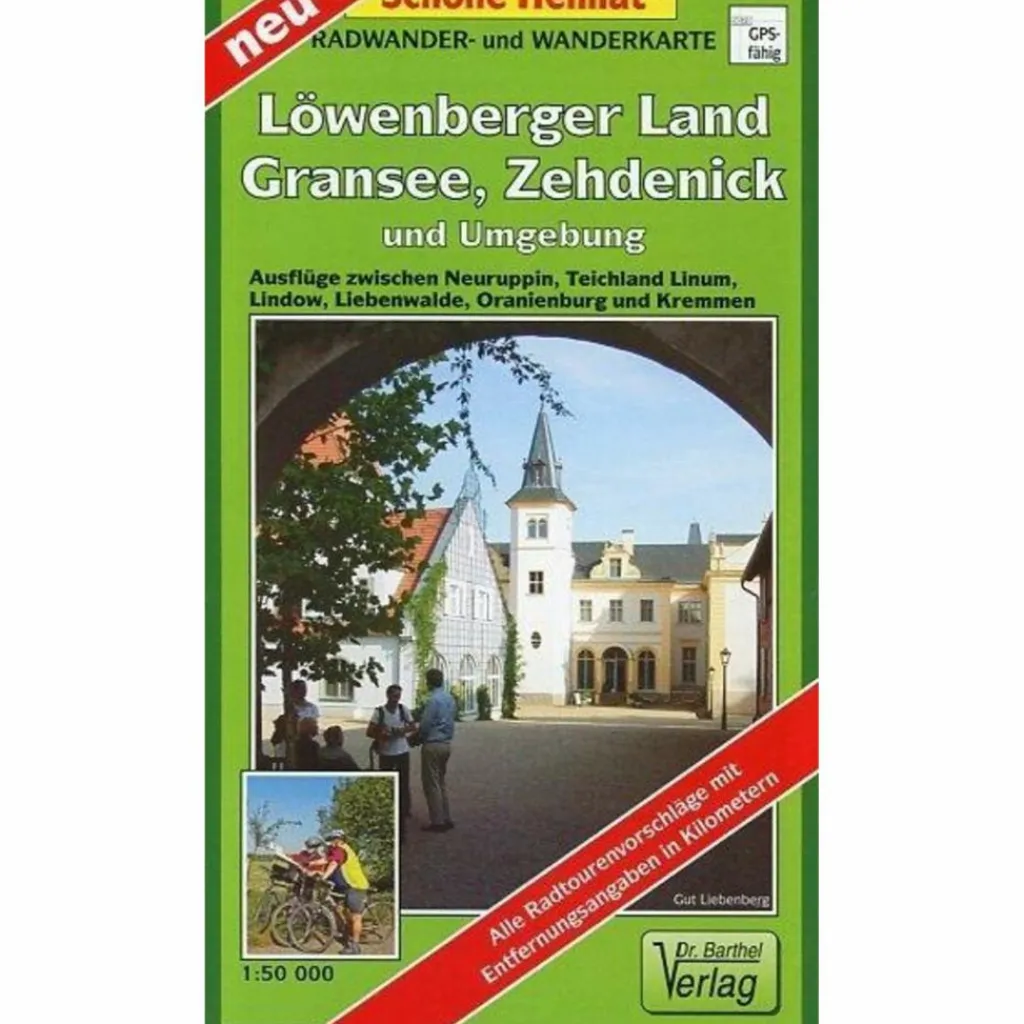 Fahrradkarten|Wanderkarten Und Winterkarten*LÖWENBERGER LAND UND UMGEBUNG - Wanderkarte