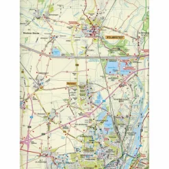 Fahrradkarten|Wanderkarten Und Winterkarten*MAGDEBURG UND UMGEBUNG 1 : 50 000. RADWA - Wanderkarte