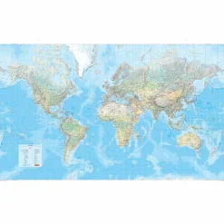 Wandkarten Und Poster*MARCO POLO DIE GROßE WELTKARTE (PHYSISCH) 1:30 000 000 - Weltkarte