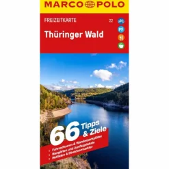 Straßenkarten|Straßenkarten*MARCO POLO FREIZEITKARTE 22 THÜRINGER WALD 1:100.000