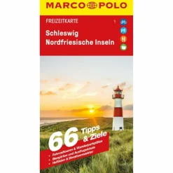 Straßenkarten|Straßenkarten*MARCO POLO FREIZEITKARTE 1 SCHLESWIG, NORDFRIESISCHE INSELN