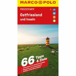 Straßenkarten|Straßenkarten*MARCO POLO FREIZEITKARTE 5 OSTFRIESLAND UND INSELN 1:100.000