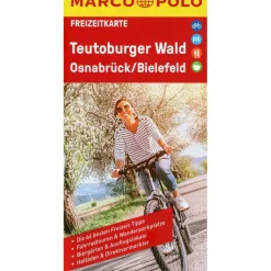Straßenkarten|Straßenkarten*MARCO POLO FREIZEITKARTE TEUTOBURGER WALD, OSNABRÜCK, BIELEF - Straßenkarte