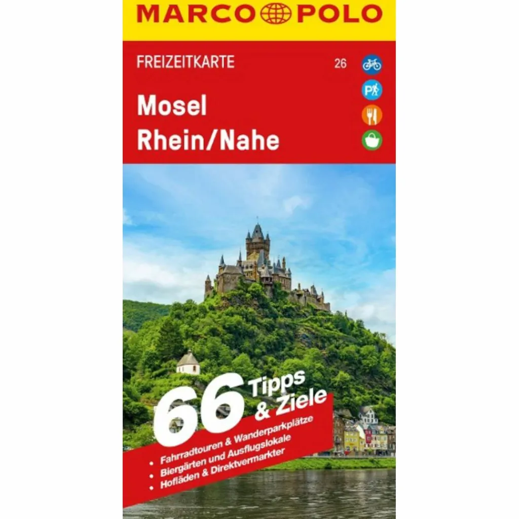 MARCO POLO FREIZEITKARTE 26 MOSEL, RHEIN/NAHE 1:115.000^ Straßenkarten|Straßenkarten