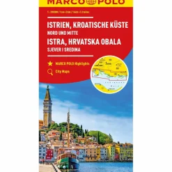 Straßenkarten|Straßenkarten*MARCO POLO KARTE ISTRIEN, KROATISCHE KÜSTE NORD UND MITTE