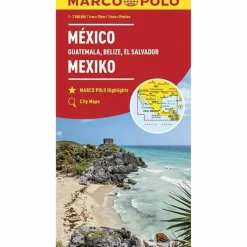MARCO POLO KONTINENTALKARTE MEXIKO, GUATEMALA - Straßenkarte^ Straßenkarten|Straßenkarten
