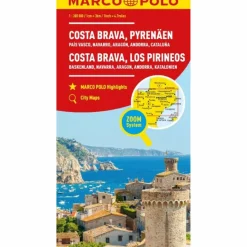 MARCO POLO REGIONALKARTE COSTA BRAVA, PYRENÄEN 1:300.000 - Straßenkarte^ Straßenkarten|Straßenkarten