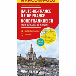 Straßenkarten|Straßenkarten*MARCO POLO REGIONALKARTE FRANKREICH: HAUTS-DE-FRANCE, ÎLE-DE