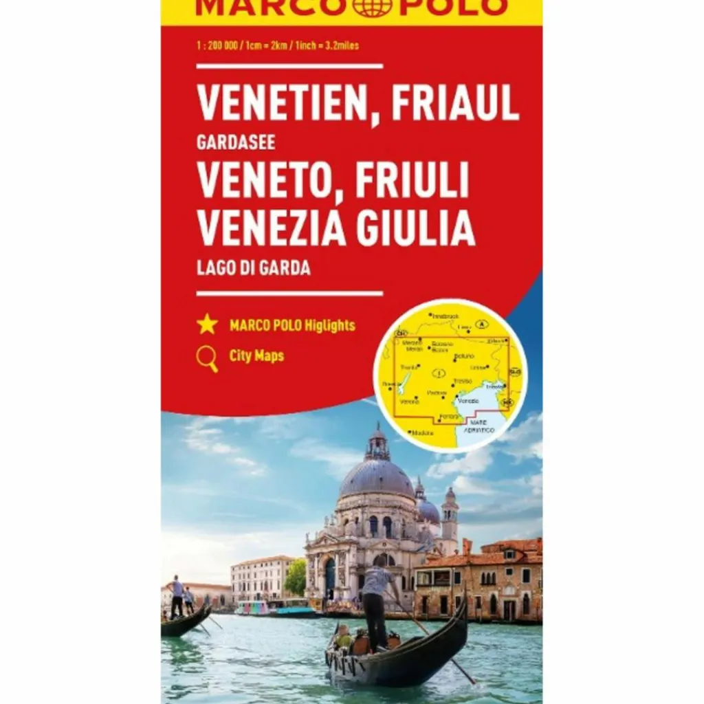 Straßenkarten|Straßenkarten*MARCO POLO REGIONALKARTE ITALIEN 04 VENETIEN, FRIAUL