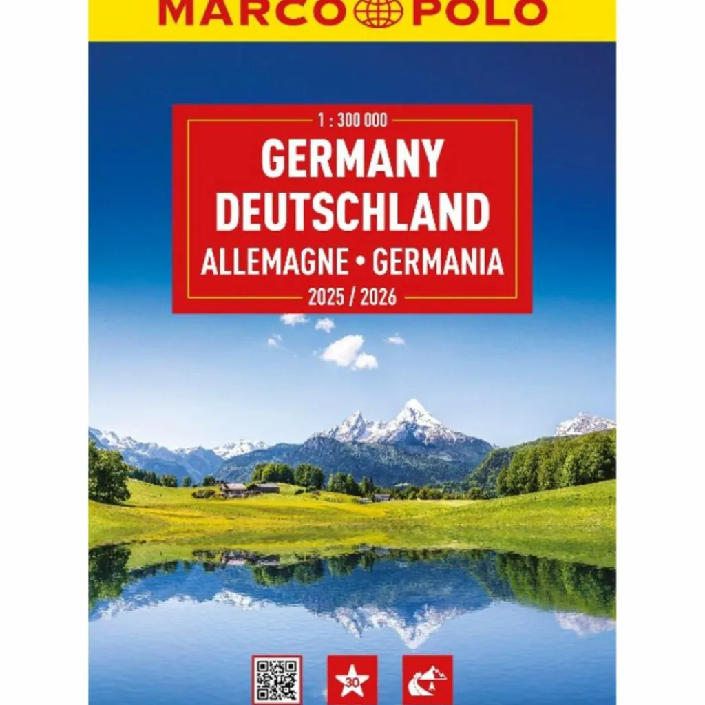 Straßenkarten|Straßenkarten*MARCO POLO REISEATLAS 2025/2026 DEUTSCHLAND 1:300.000