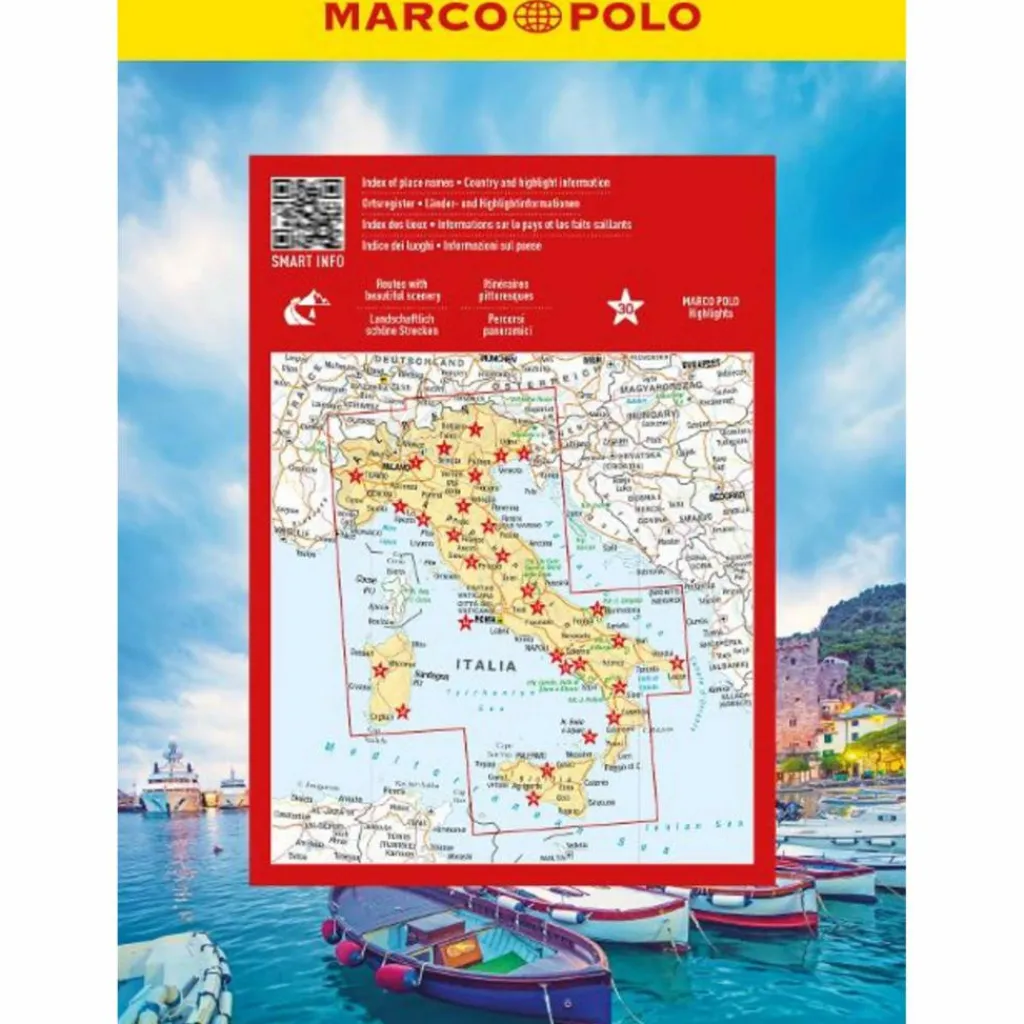 Straßenkarten|Straßenkarten*MARCO POLO REISEATLAS ITALIEN 1:300.000