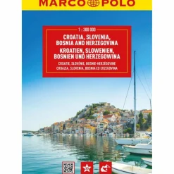 Straßenkarten|Straßenkarten*MARCO POLO REISEATLAS KROATIEN, SLOWENIEN, BOSNIEN