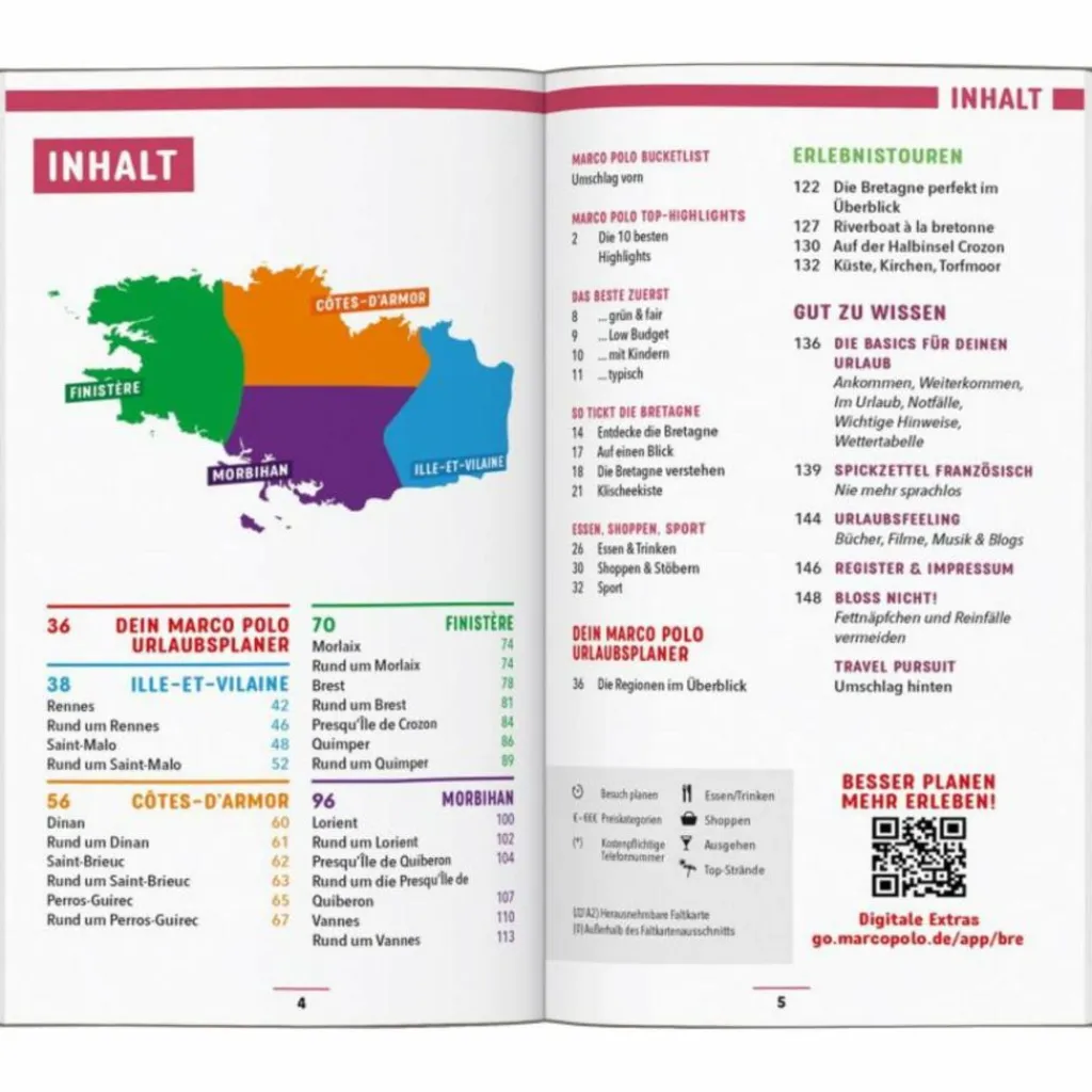 MARCO POLO REISEFÜHRER BRETAGNE^ Reiseführer Westeuropa