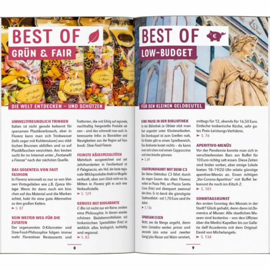 MARCO POLO REISEFÜHRER FLORENZ^ Reiseführer Südeuropa