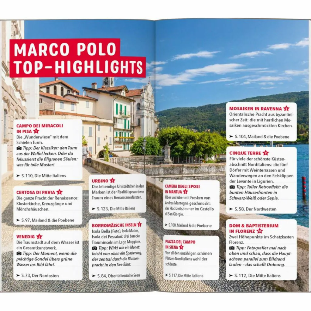 MARCO POLO REISEFÜHRER ITALIEN NORD^ Reiseführer Südeuropa