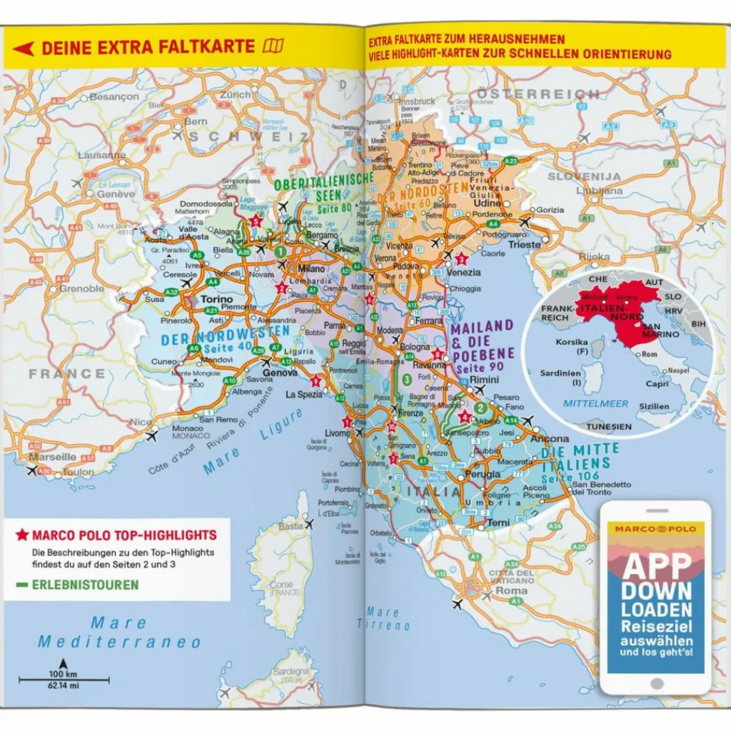 MARCO POLO REISEFÜHRER ITALIEN NORD^ Reiseführer Südeuropa