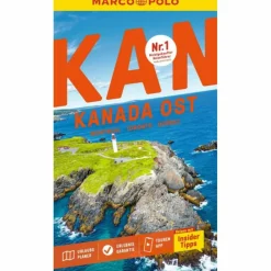 MARCO POLO REISEFÜHRER KANADA OST, MONTREAL, TORONTO, QUÉBEC^ Reiseführer Nordamerika