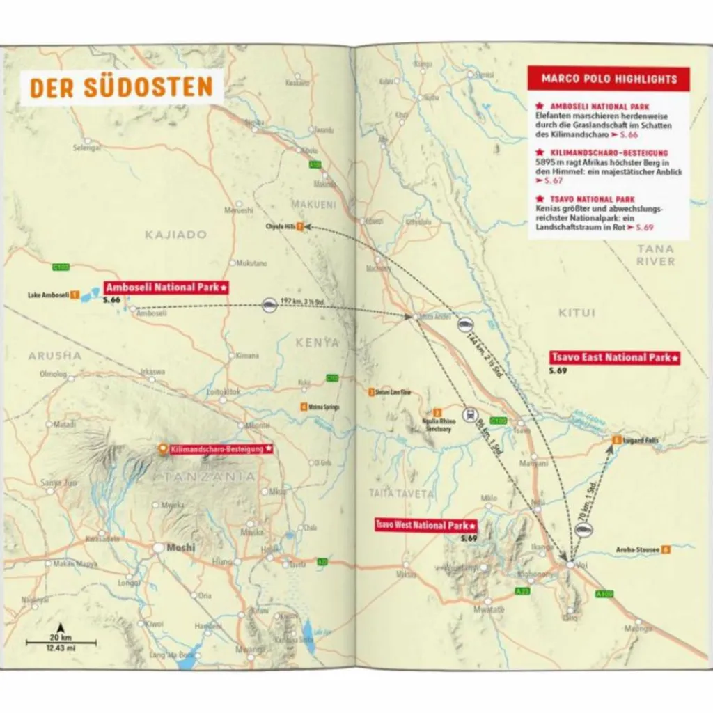 MARCO POLO REISEFÜHRER KENIA^ Reiseführer Afrika