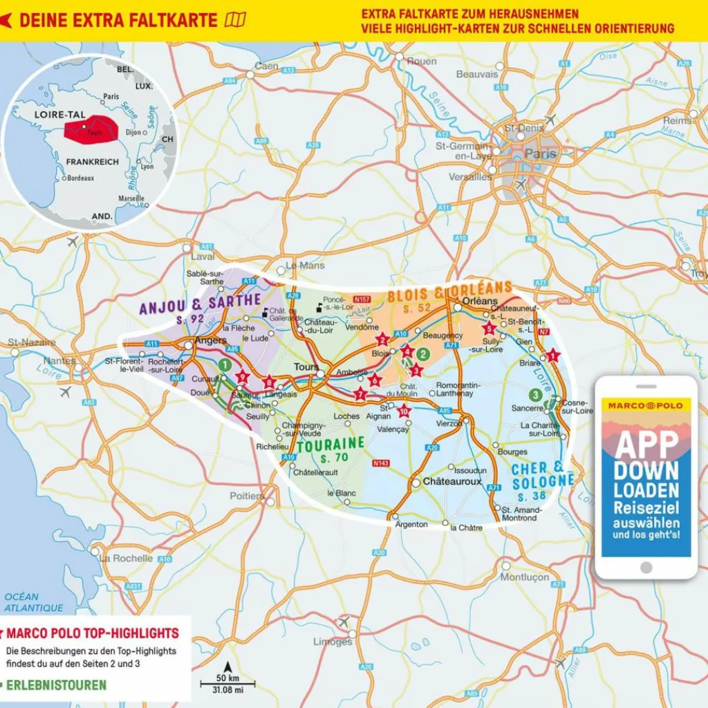 Reiseführer Westeuropa*MARCO POLO REISEFÜHRER LOIRE-TAL