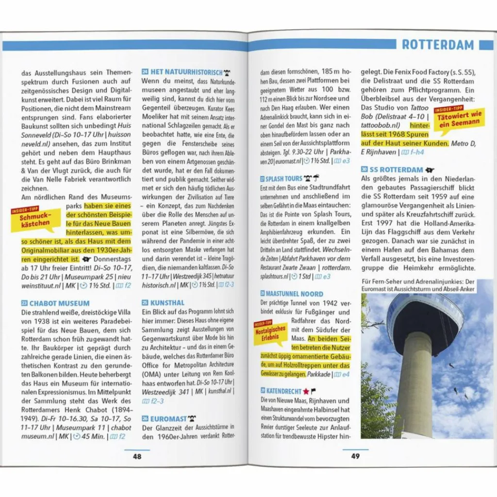 MARCO POLO REISEFÜHRER ROTTERDAM & DEN HAAG, DELFT^ Reiseführer Westeuropa