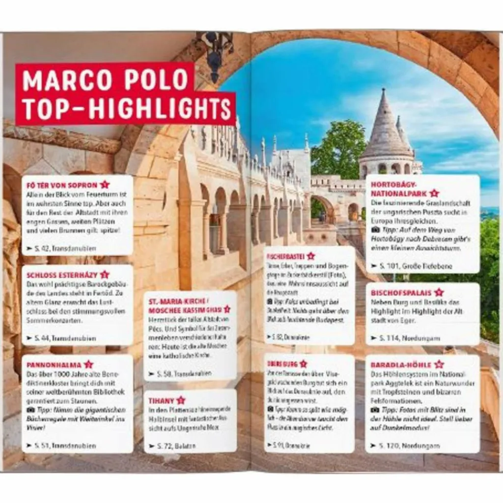 MARCO POLO REISEFÜHRER UNGARN^ Reiseführer Mitteleuropa