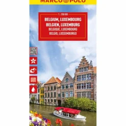 Straßenkarten|Straßenkarten*MARCO POLO REISEKARTE BELGIEN, LUXEMBURG 1:250.000 - Straßenkarte