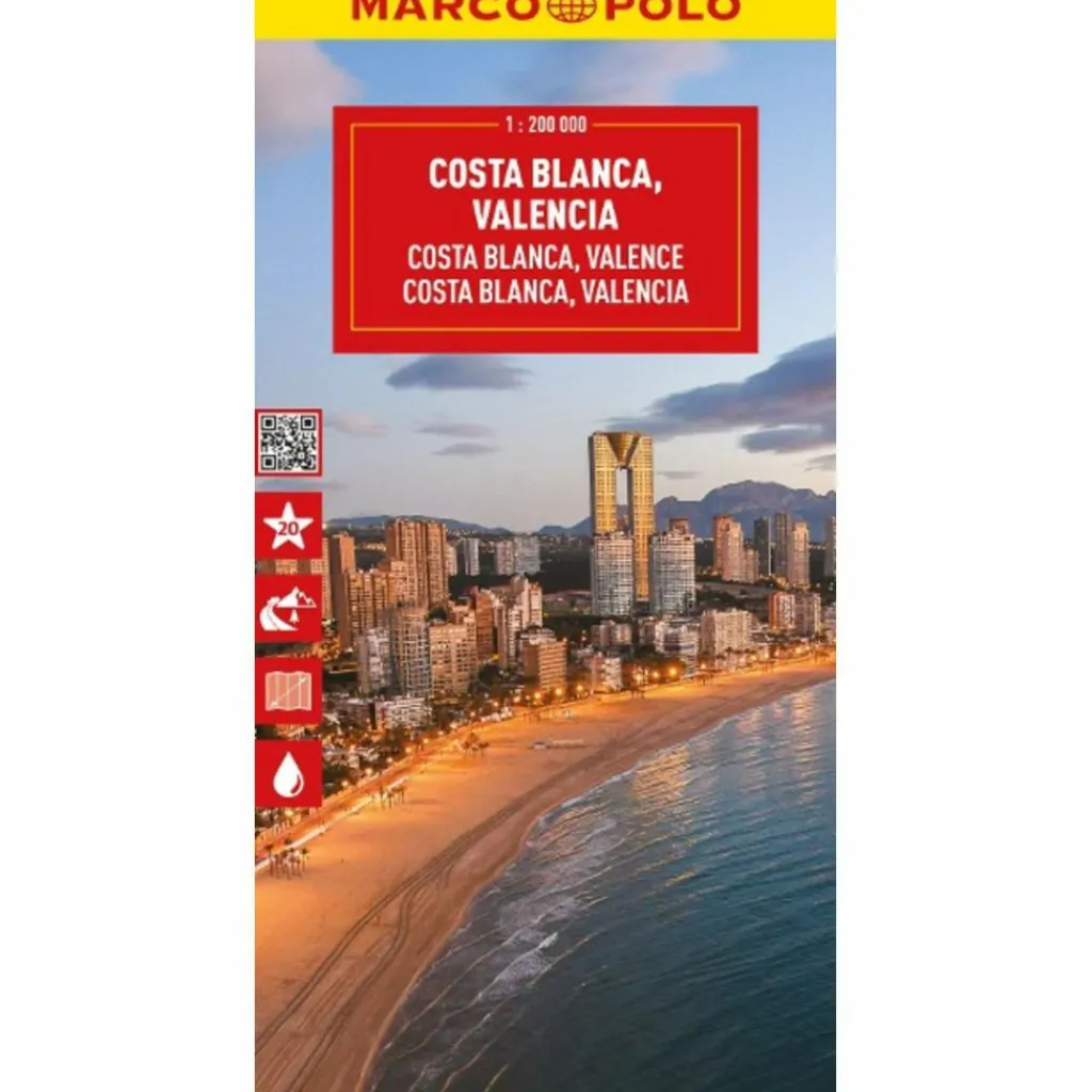 MARCO POLO REISEKARTE COSTA BLANCA 1:200.000 - Straßenkarte^ Straßenkarten|Straßenkarten