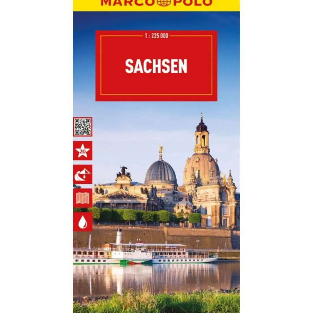 Straßenkarten|Straßenkarten*MARCO POLO REISEKARTE DEUTSCHLAND 09 SACHSEN 1:225.000 - Straßenkarte