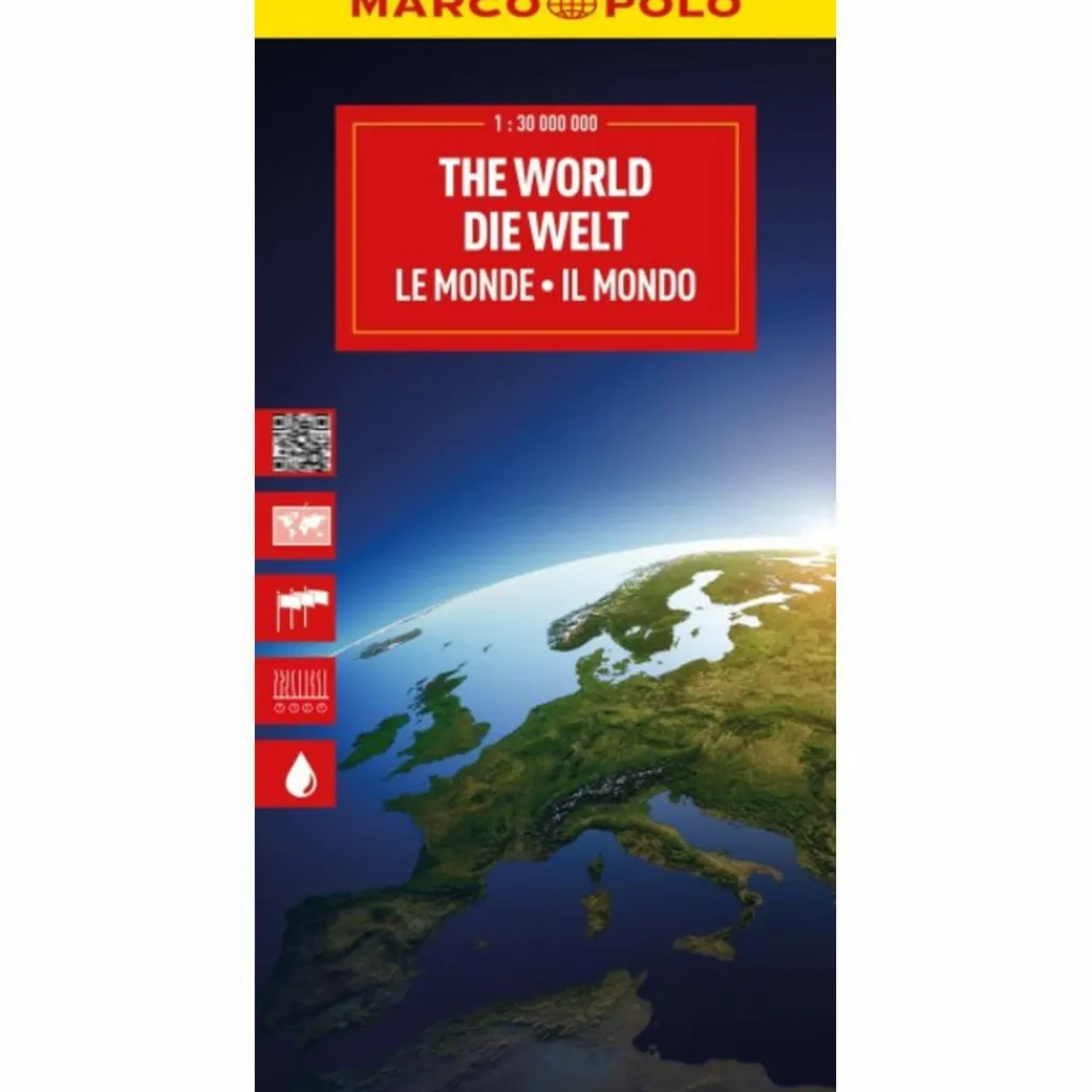 MARCO POLO REISEKARTE DIE WELT 1:30 MIO. - Karte^ Straßenkarten|Straßenkarten