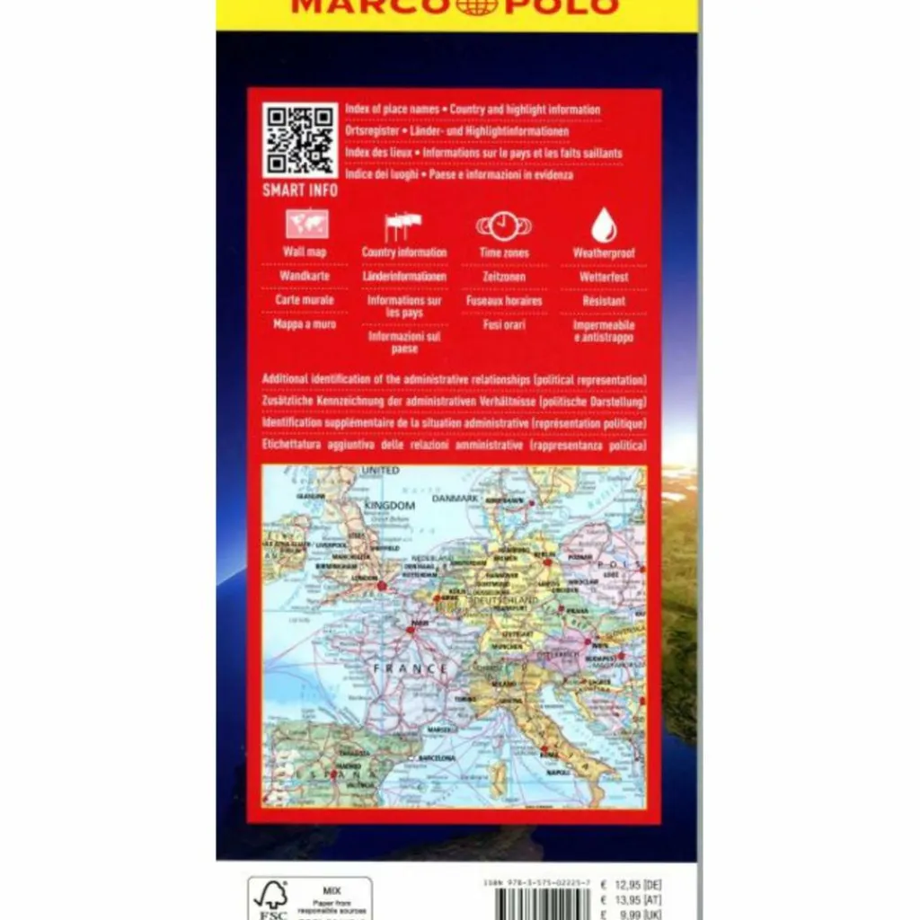 MARCO POLO REISEKARTE DIE WELT 1:30 MIO. - Karte^ Straßenkarten|Straßenkarten