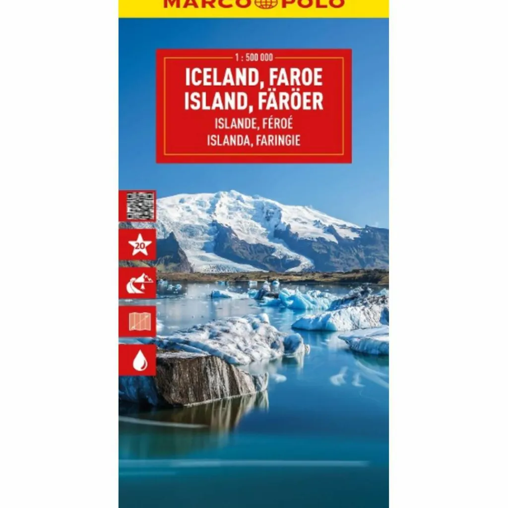 MARCO POLO REISEKARTE ISLAND 1:500.000 - Straßenkarte^ Straßenkarten|Straßenkarten