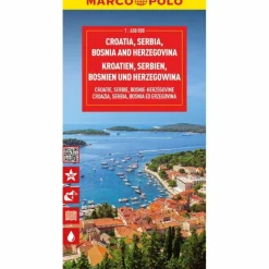 MARCO POLO REISEKARTE KROATIEN, SERBIEN, BOSNIEN - Straßenkarte^ Straßenkarten|Straßenkarten