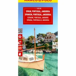 MARCO POLO REISEKARTE SPANIEN, PORTUGAL 1:1 MIO. - Straßenkarte^ Straßenkarten|Straßenkarten