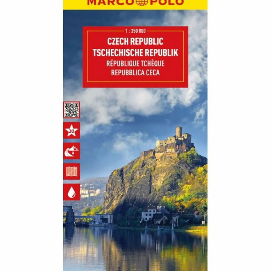 MARCO POLO REISEKARTE TSCHECHISCHE REPUBLIK 1:350.000 - Straßenkarte^ Straßenkarten|Straßenkarten