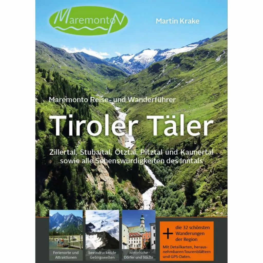 Reiseführer Mitteleuropa*MAREMONTO REISE- UND WANDERFÜHRER: TIROLER TÄLER - Reiseführer