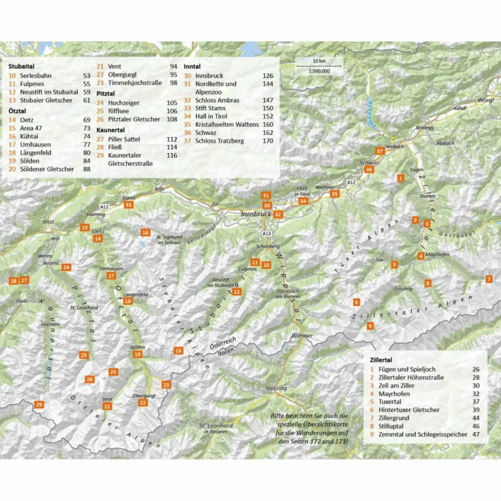 Reiseführer Mitteleuropa*MAREMONTO REISE- UND WANDERFÜHRER: TIROLER TÄLER - Reiseführer
