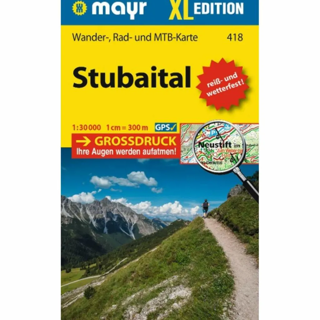 MAYR WANDERKARTE STUBAITAL XL 1:30.000^ Wanderkarten Und Winterkarten|Wanderkarten Und Winterkarten