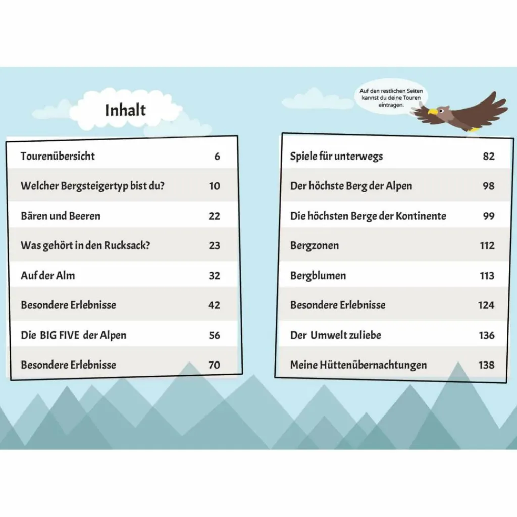 MEINE TOUREN - WANDERTAGEBUCH FÜR KINDER - Kinderbuch^Kinder Naturratgeber Und Sachbücher|Kinderbücher Und Jugendbücher